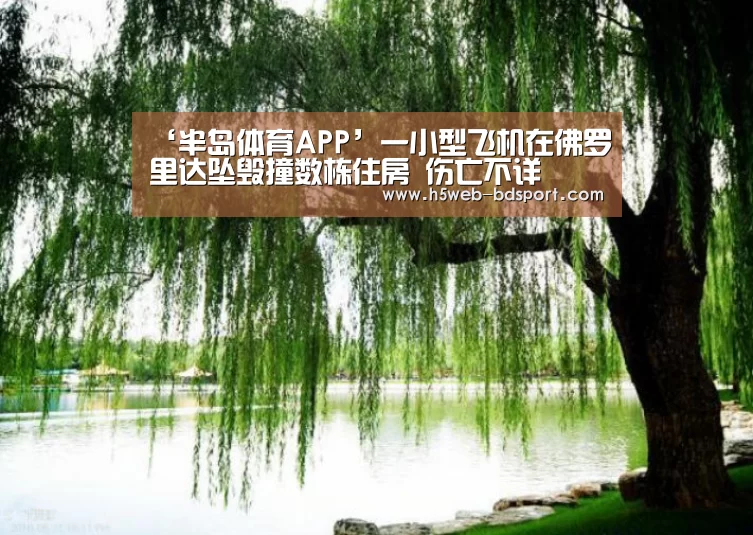 ‘半岛体育APP’一小型飞机在佛罗里达坠毁撞数栋住房 伤亡不详(图2) 半岛体育下载